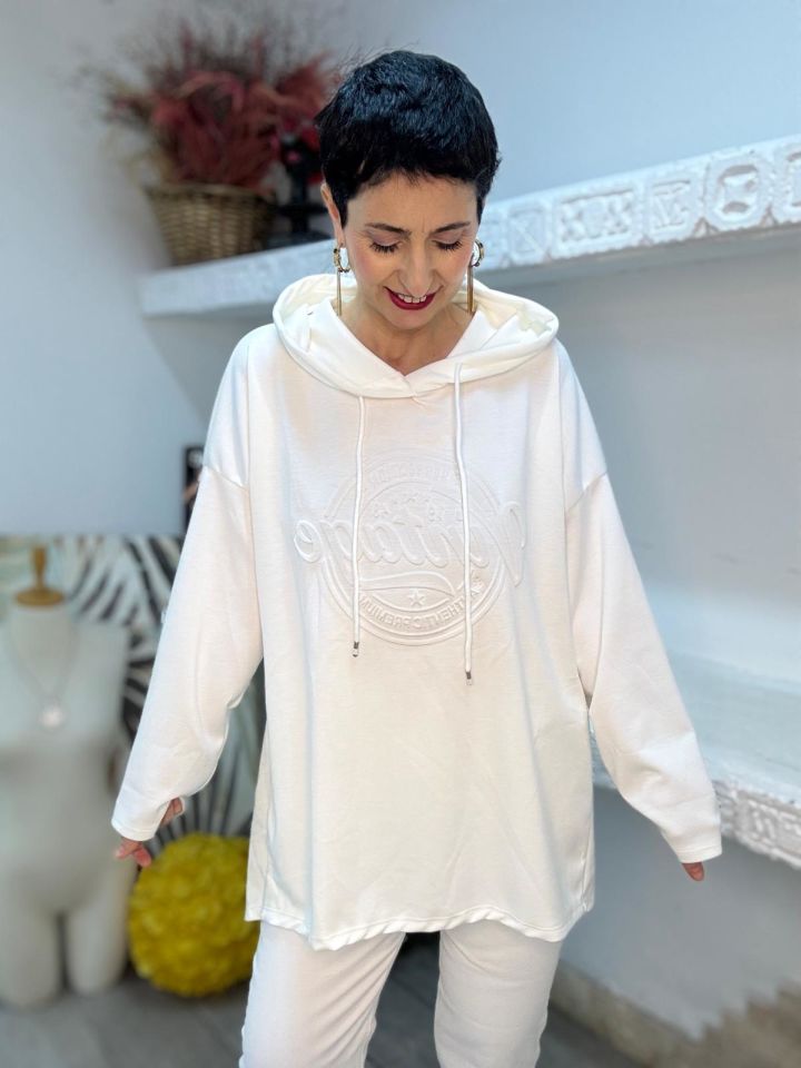 VİNTAGE BASKILI SWEAT