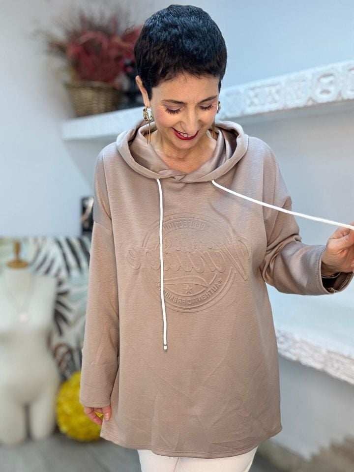 VİNTAGE BASKILI SWEAT