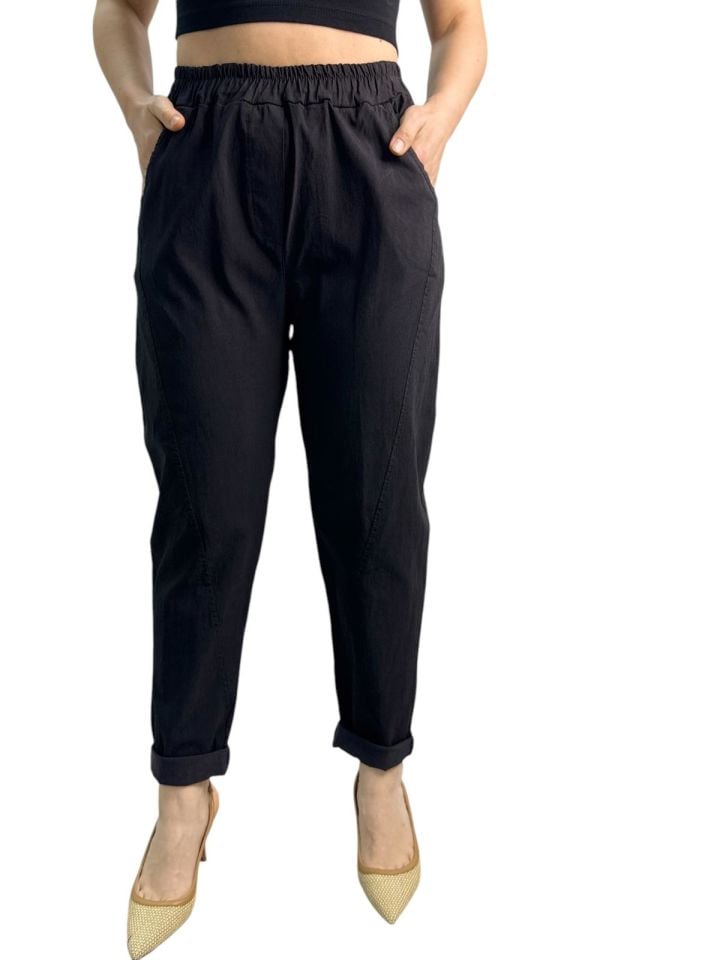 BELİ LASTİKLİ PANTOLON