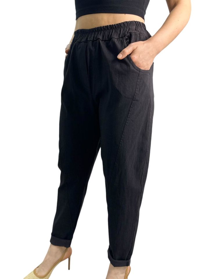 BELİ LASTİKLİ PANTOLON