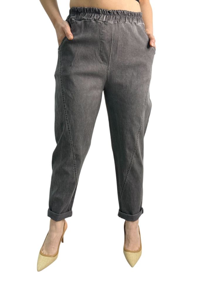 BELİ LASTİKLİ PANTOLON