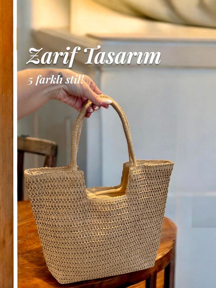 HASIR ÇANTA FERMUARLI ASTARLI