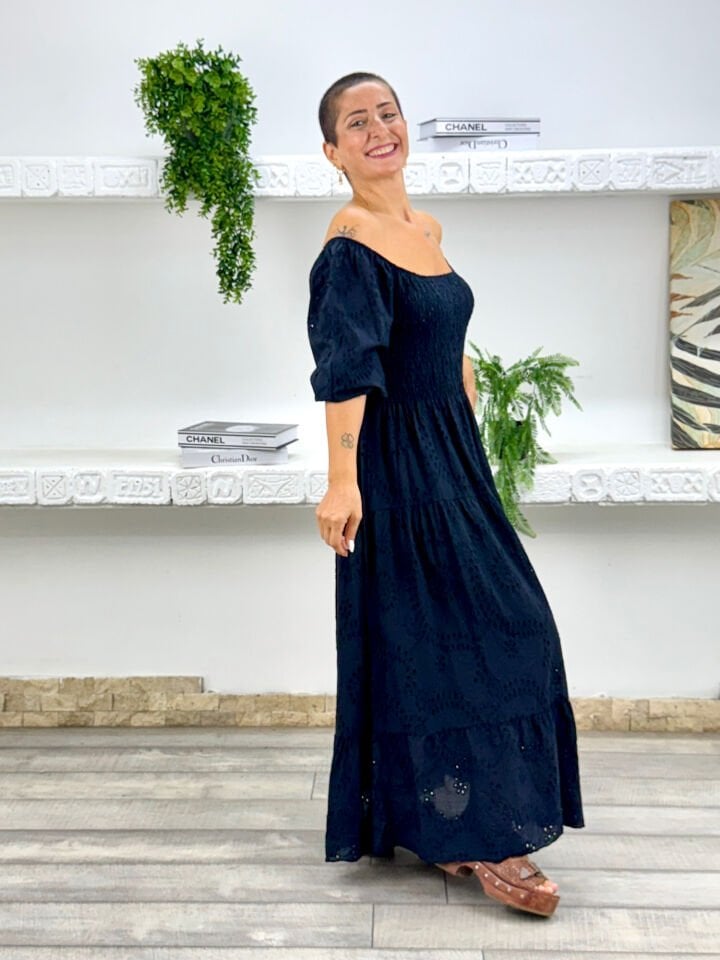 Fistolu Pamuklu Elbise